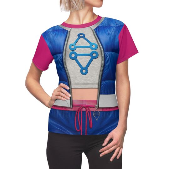 Discover Z-O-M-B-I-E-S 4, Addison Wells Blue Vest Outfit, Women's Shirt, Disneyyy Zombies 4 Cosplay