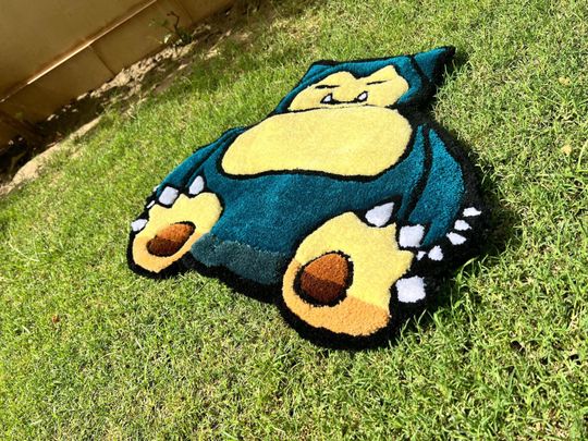 Discover Tufted Rug | Sn Lax Rug | Rug for Bedroom Murakami Rug | Anime Carpet