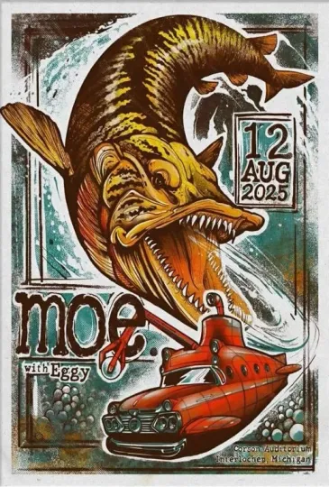 Discover Moe With Eggy Aug 12 Tour 2025 Michigan Poster