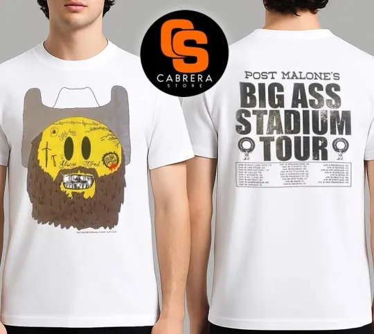 Discover Post Malone Jelly Roll Tour 2025 Stadium Concert Tee