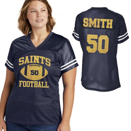 Discover Custom Football Team Design Women's V-Neck Posi Charge Replica Football Jersey