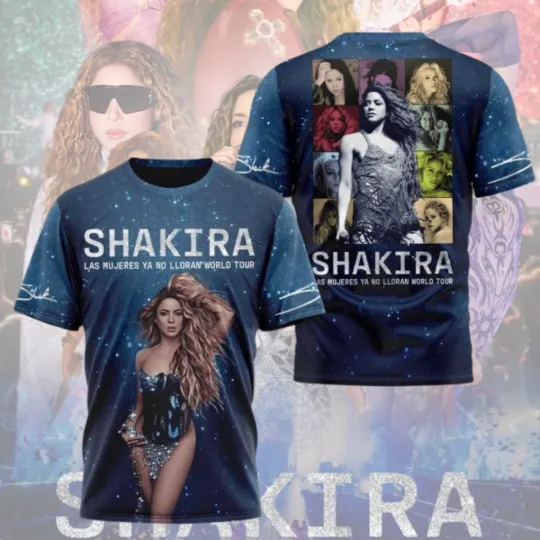 Discover Shakira 2025 Concert - World Tour 2025 Shirt 3D T-Shirt