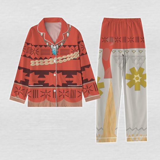 Discover moanaa Princess Pajamas Set, Disneyyy Princess 2025 Costume