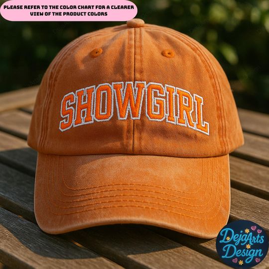 Discover Embroidered The Life of a Showgirl Hat, TS12 New Album 2025 Cap, Cute Dad Baseball Hat