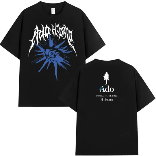 Discover Ado Hibana Tour 2 Sided Shirt, Music Tour Shirt