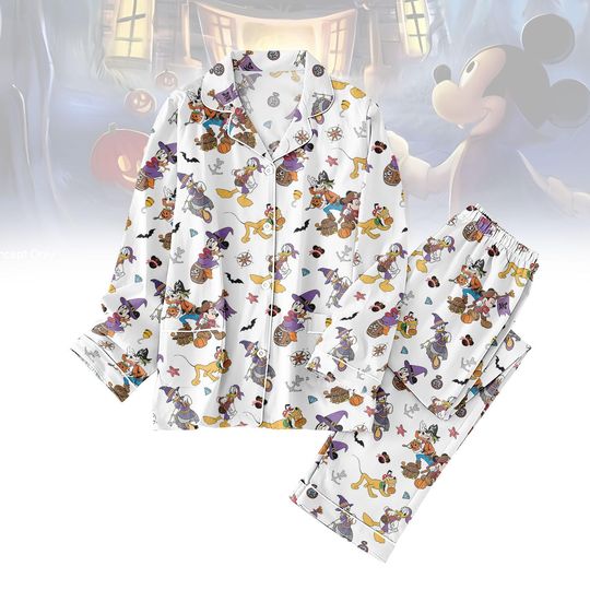 Discover Halloween Mickeyy and Friends Pajama Set,