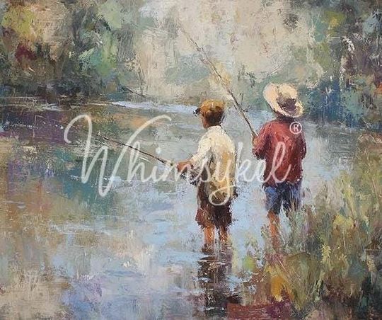 Discover Large Decoupage Tissue Paper Just Fishing | Designs by Whimsykel Tissue Paper