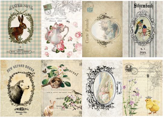Discover ROYCYCLED Decoupage Paper, Spring Elements Tissue Papers