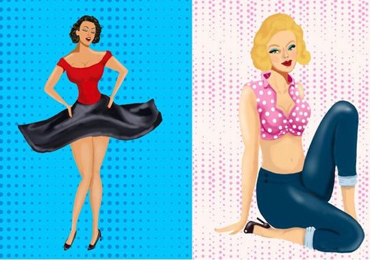 Discover ROYCYCLED Decoupage Paper, Paperdoll Pinups, 20" X 30" Decoupage Paper, 18 lb Tissue Paper, Paperdoll Pinups Decoupage Paper