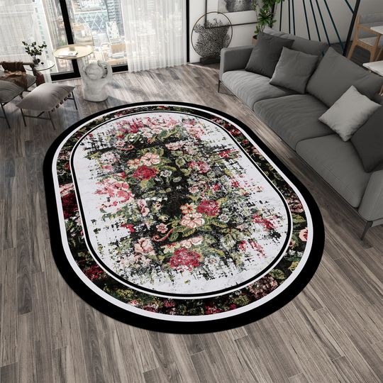 Discover Vintage Pattern Rug, Luxury Rug, Home Decor, Housewarming Gift