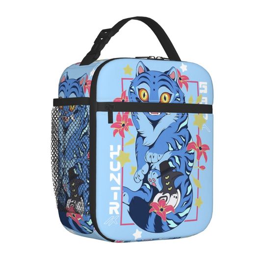 Discover Demon Hunters Kpop Blue Derpy Tiger Insulated Lunch Bags
