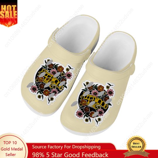 Discover Fleetwood Mac Water Shoes Mens Womens High Quality Fashion Home Garden Clogs Customizd Sandals Beach Breathable Hole Slippers