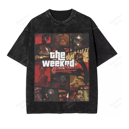 Discover Weeknds After Hours Tour 2025 Wash Shirt