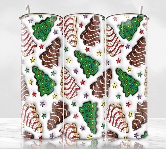 Discover 3D Inflated Christmas 20oz Tumbler , 3D Christmas Tumbler 20oz