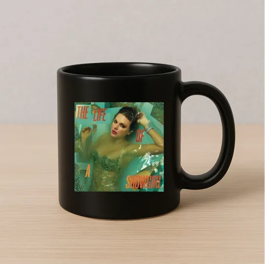 Discover TS The Life of a Showgirl Album Coffee Mug