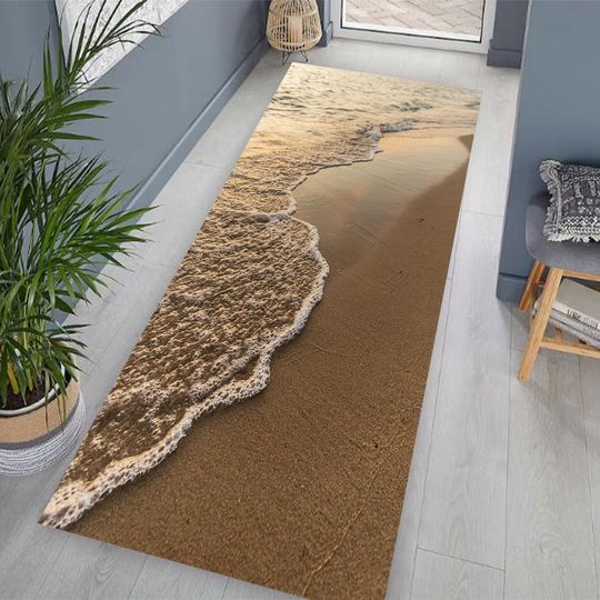 Discover Beach Rug, Beach Runner Rug, Runner Rug,