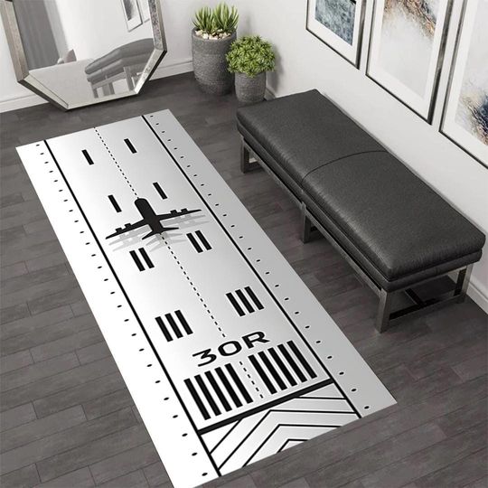Discover Runway Rug,Runner,Runner Rug,Airport Runway Rug