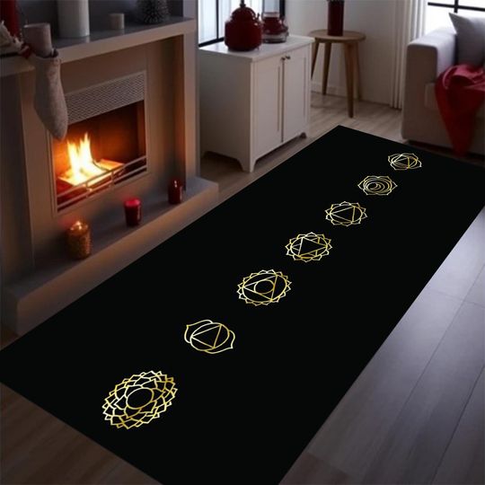 Discover Chakra Rug, Root Chakra Runner Rug