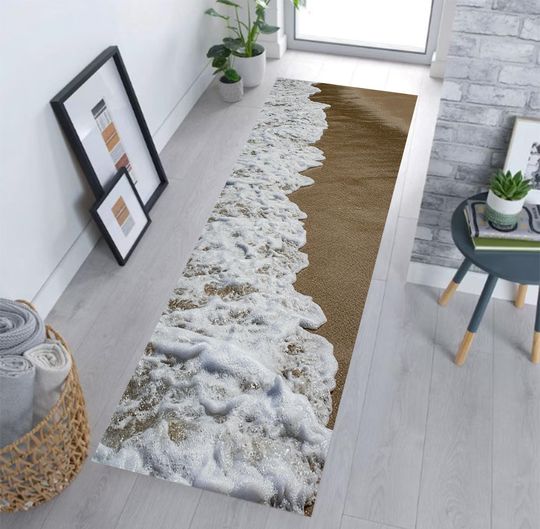 Discover Beach Rug, Beach Runner Rug, Runner Rug