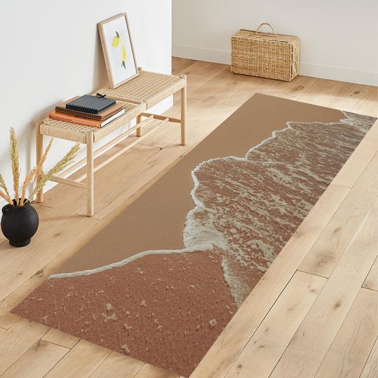 Discover Beach Rug, Beach Runner Rug, Runner Rug, Nautical Rug