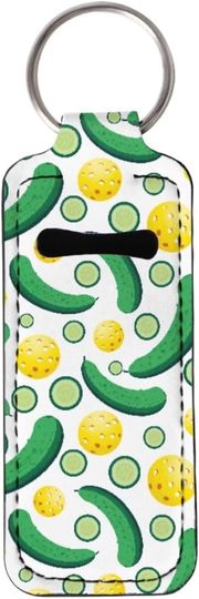 Discover Chapstick Keychain Holder for Women, Lip Balm Holder Chapstick Keychain Holder