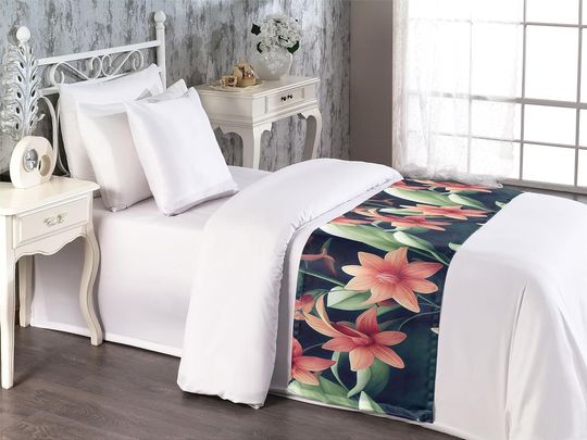 Discover Ambesonne Floral Bed Runner, Garden of Flowers