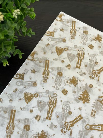 Discover NUTCRACKER DANCE DESIGN Gift Grade Tissue Paper Sheets Choose Size & Package Amount