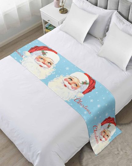 Discover Christmas Santa Bed Runners