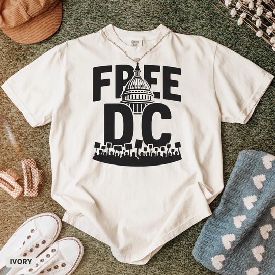 Discover Free DC Comfort Colors Shirt, Free DC Resist Federal Overreach Protest T-Shirt, Anti Trump Shirt, Hands Off DC Tee, Political Protest Shirt