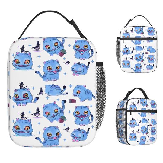 Discover Kpop Demon Hunter Lunch Bag Derpy the Tiger And Bird Retro Lunch Box School Thermal Tote Handbags For Adult Design Cooler Bag