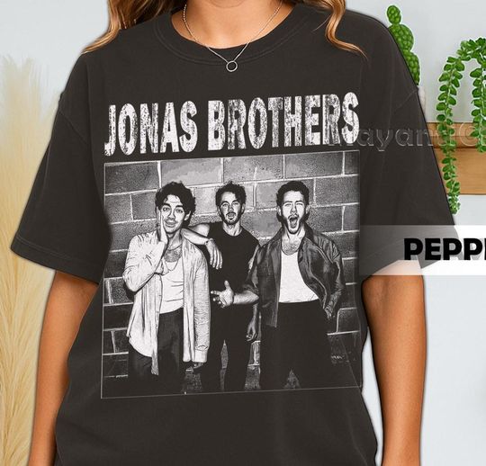 Discover Retro 90's 20th Anniversary Of Jonas T-Shirt, Living The Dream Tour 2025 Tee