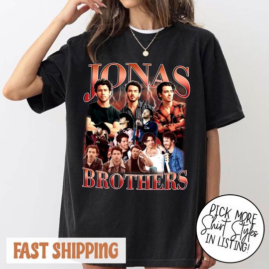Discover Jonas Bros 20th Anniversary Tour 2025 Vintage Shirt, Vintage Jonas Bros Tour Shirt