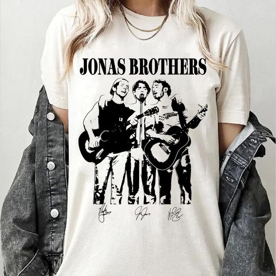 Discover Jonas Bros 20th Anniversary 2025 Shirt, Jonas Brother Shirt, Jonas Brothers Tour Shirt