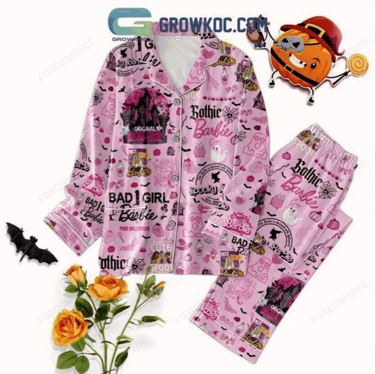Discover Barbie Pink Halloween Pajamas Set Trick Or Treat Dream House Style