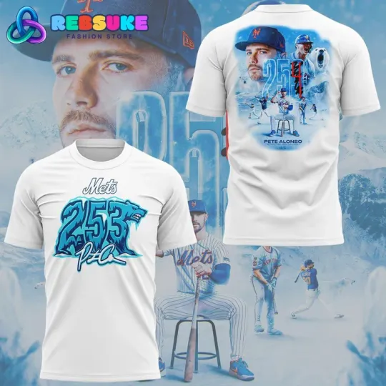 Discover Mets Pete Alonso 253rd Career Home Run Special 3D T-Shirt