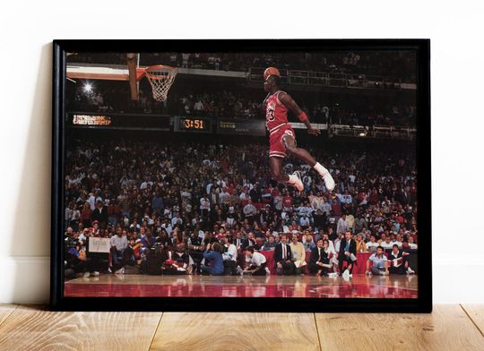 Discover Two Retro Basketball Sports Posters  80s Basketball Legends, Vintage Slam Dunk NBA Wall Art Print