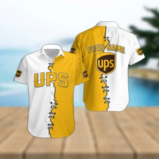Discover 3d All Over Printed Postal Service 3D Hawaiian Shirt Men And Women Gift Custom Name