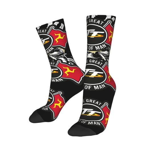 Discover Custom Isle Of Man TT Races Classic Men Women Crew Socks