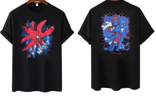 Discover 1992 The Cure Wish Tour The Cure Rock Band Design 2 Sided T-Shirt