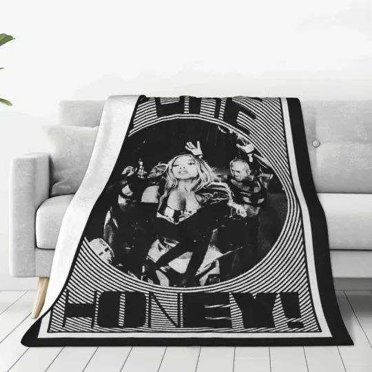 Discover Beyonce PUREHONEY Flannel Blankets Cowboy Carter Vintage Throw Blankets