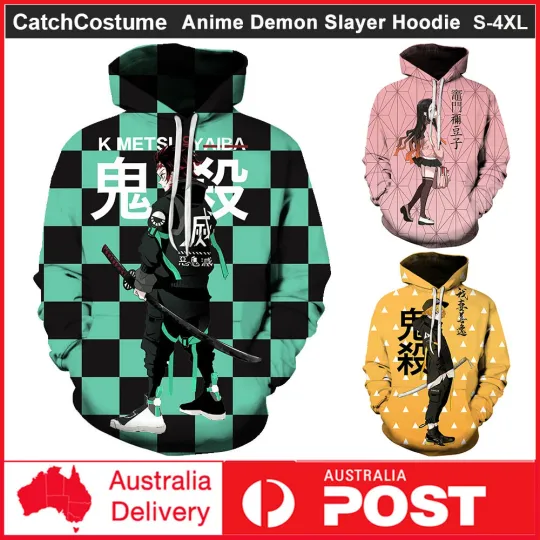 Discover Anime demon Hoodie Pullover Jumper 3D Printing Hooded Sweatshirt Sweater