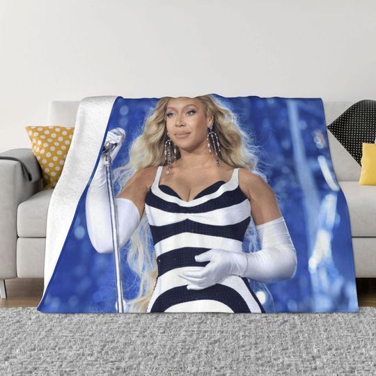 Discover Beyonce 000418 Bedroom Bed Blanket Throw Blanket Blankets & Throws blankets for winter Throw Blanket