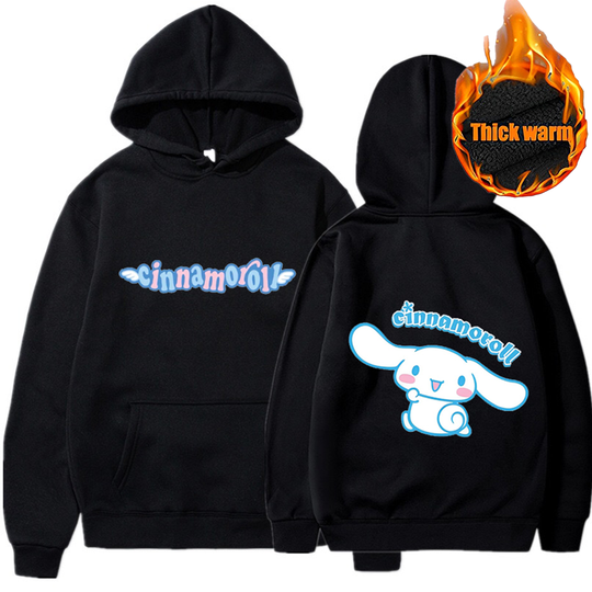 Discover Cinnamoroll Hoodie Sweatshirts Men Women Autumn Casual Pullover Boys Girls Harajuku Streetwear Hoodies Pullover Sportwear