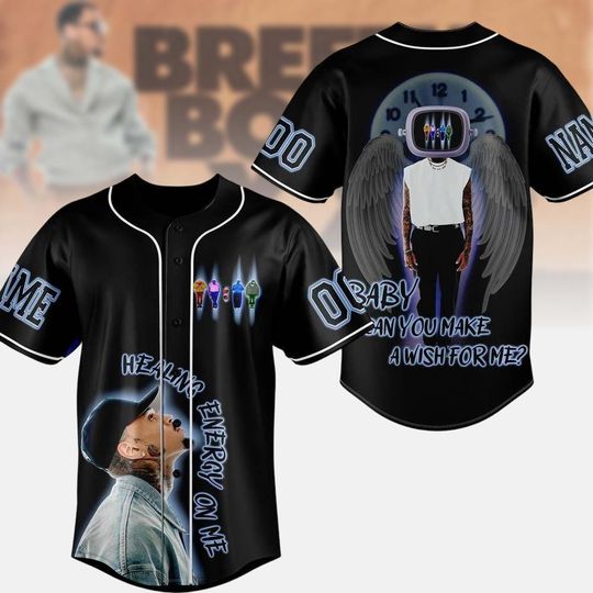 Discover Chris Brown XX 2025 Baseball Jersey, Chris Brown 11:11 Tour Jersey