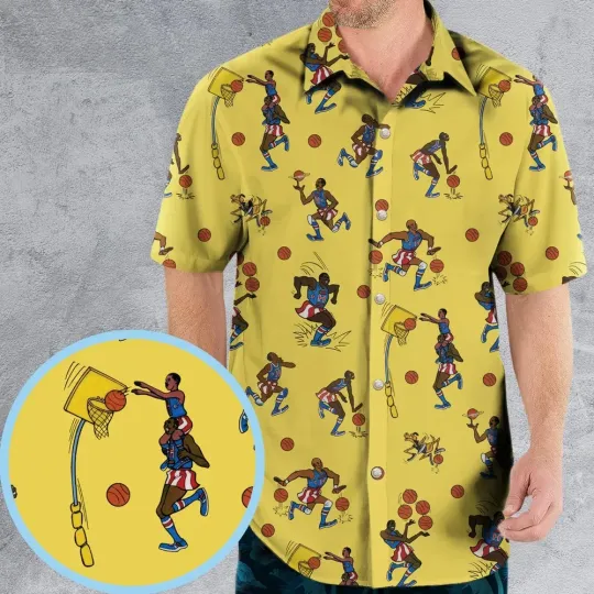 Discover Harlem Globetrotters Hawaiian Shirt, Unisex Adult, S-5XL