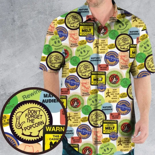 Discover 1976 Future Is Here VHS Hawaiian Shirt