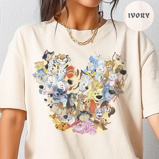 Discover Comfort Color Disneyyy Dogs and Cats t-shirt, Disneyyy Dogs Shirt, Disneyyy Dog Mom
