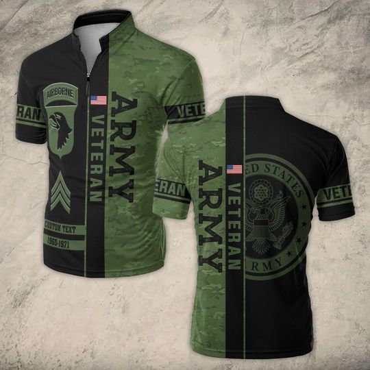 Discover Customized US Army Divisions Veteran Bowling Jersey