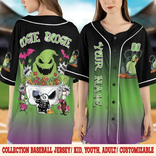 Discover Personalized Oogiee Boogiee Lock Shock & Barrel Free Inside Baseball Jersey Shirt