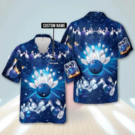 Discover Custom Funny Bowling Shirts With Names Hawaiian Shirt